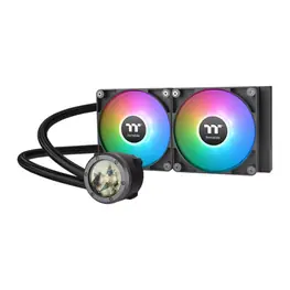WaterCooler Thermaltake TH240 V2 Ultra ARGB Sync, ARGB, 240mm, Intel/AMD, Tela LCD, Preto