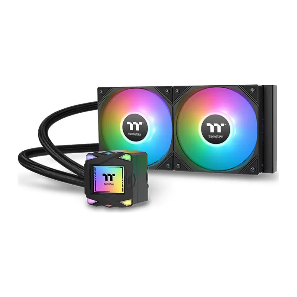 WaterCooler Thermaltake LA240 ARGB Sync, ARGB, 240mm, Intel/AMD, Preto