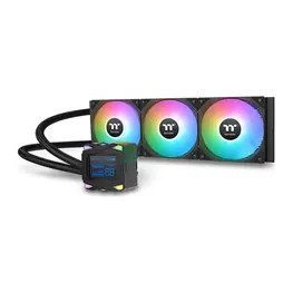 WaterCooler Thermaltake LA360-S ARGB Sync, ARGB, 360mm, Intel/AMD, Tela LCD, Preto