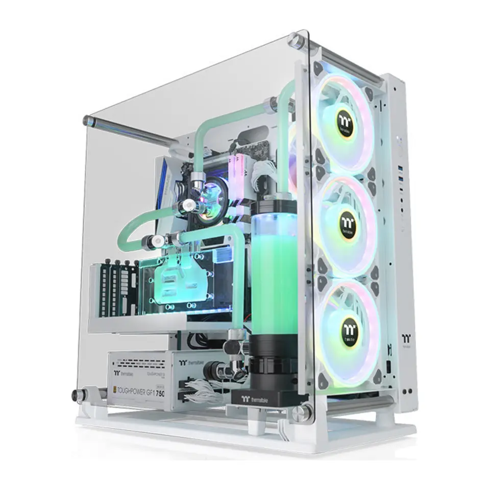 Gabinete Thermaltake Core P3 TG Pro, Mid Tower, E-ATX, Lateral em Vidro Temperado, Branco