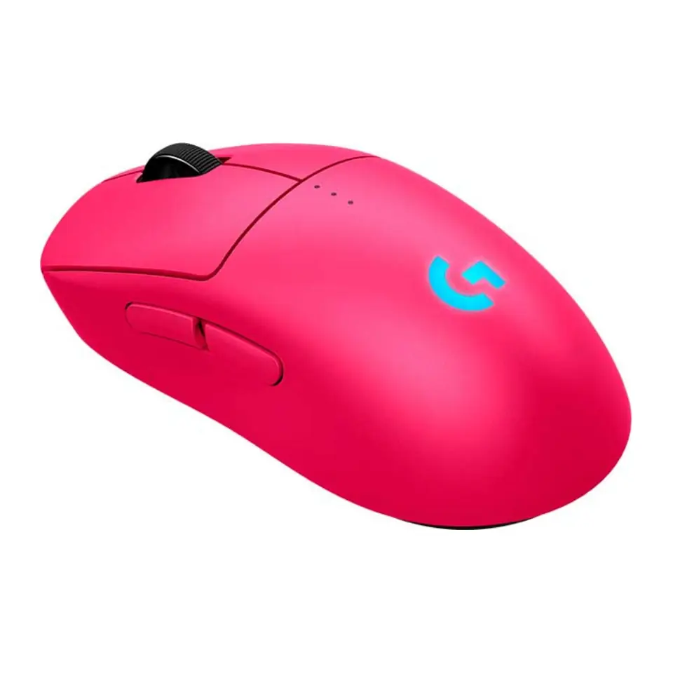 Mouse Gamer Sem Fio Logitech G PRO 2 LIGHTSPEED, Sensor HERO 2 44.000 DPI, 80g, Magenta - 910-007308