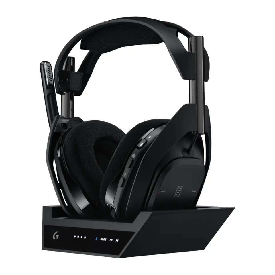 Headset Gamer Sem Fio Logitech G ASTRO A50 X LIGHTSPEED, Base HDMI 2.1 PLAYSYNC, Driver 40mm Grafeno PRO-G, Dolby Atmos, Preto - 939-002126