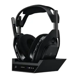 Headset Gamer Sem Fio Logitech G ASTRO A50 X LIGHTSPEED, Base HDMI 2.1 PLAYSYNC, Driver 40mm Grafeno PRO-G, Dolby Atmos, Preto - 939-002126