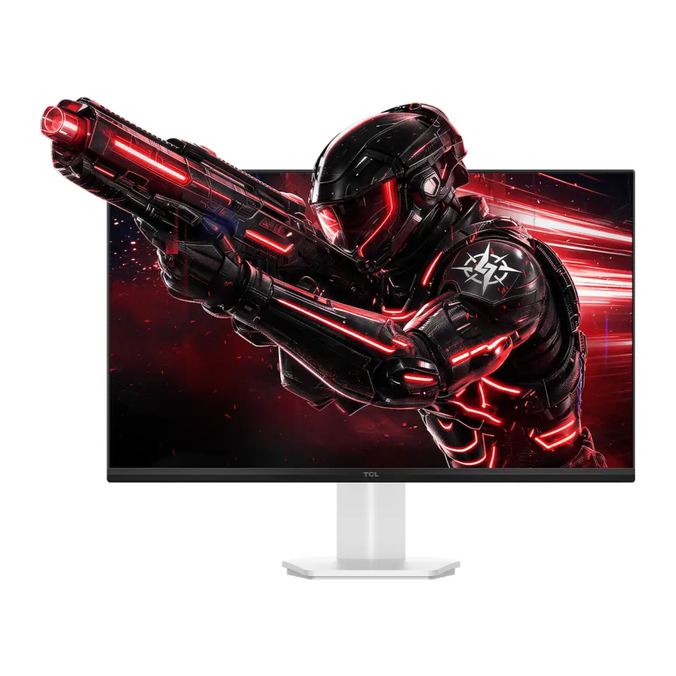 Monitor Gamer TCL 27P1AD 27" Fast IPS Full HD, 300Hz (OC), 0,5ms, FreeSync Premium, HDR400, Branco