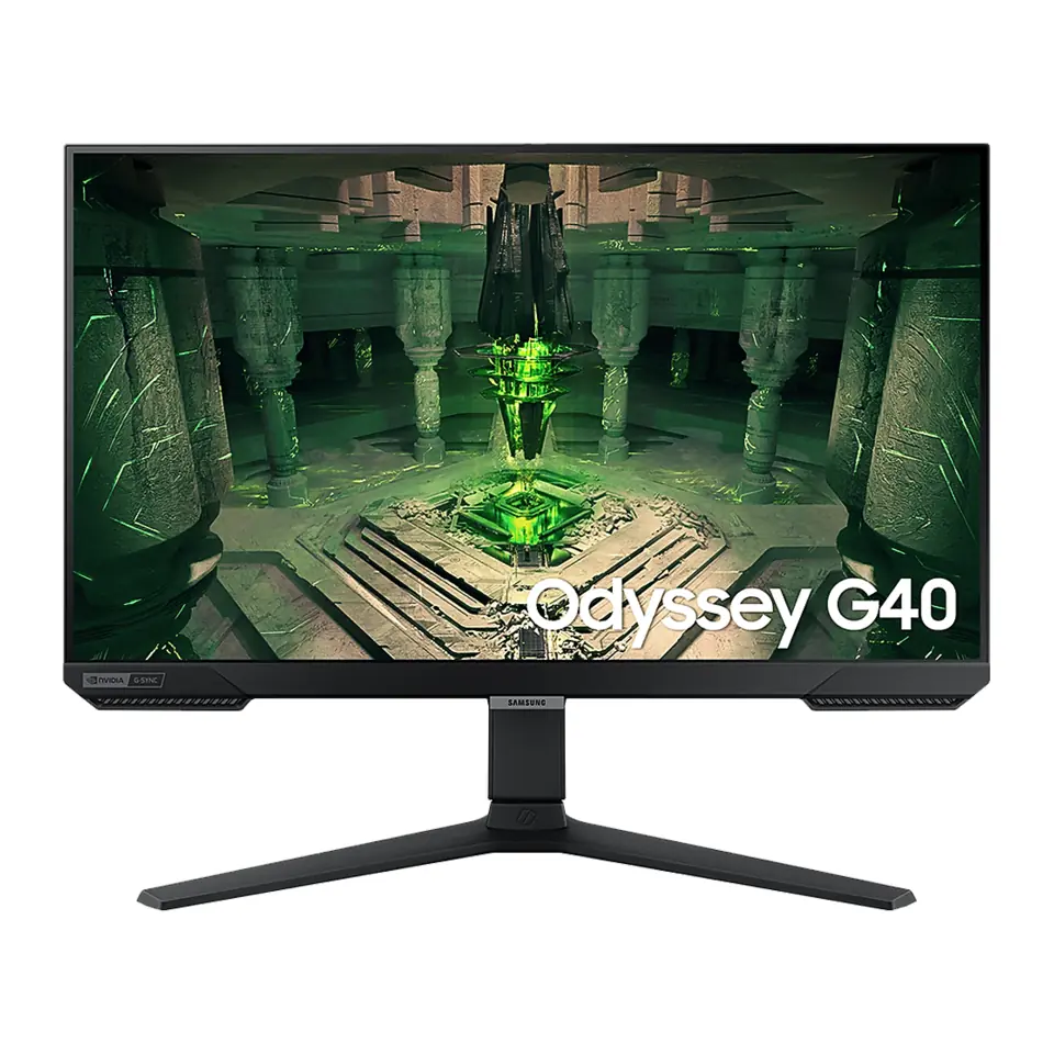 Monitor Gamer Samsung Odyssey G40 27" IPS Full HD, 240Hz, 1ms, G-Sync Compatible, FreeSync Premium, Ajuste de Altura - LS27BG400ELMZD