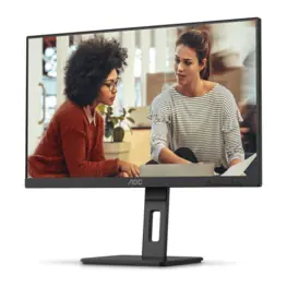 Monitor AOC Série E 24E3UF 23,8" IPS Full HD, 100Hz, 4ms, Ajuste de Altura, Pivô, Hub USB - 24E3UF/57