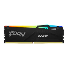 Memória Kingston FURY Beast RGB 8GB DDR5, 5600MHz, CL36, 1.25V, Black - KF556C36BBEA-8