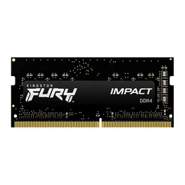 Memória Notebook Kingston FURY Impact 8GB DDR4 SO-DIMM, 3200MHz, CL20, 1.2V - KF432S20IB/8(BR)