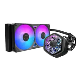 WaterCooler Cooler Master MasterLiquid Atmos II VRM Fan 240, ARGB, 240mm, Intel/AMD, Preto - MLX-D24M-A25SZ-V1