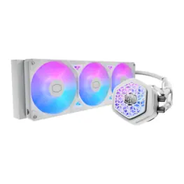 WaterCooler Cooler Master MasterLiquid Atmos II VRM Fan 360, ARGB, 360mm, Intel/AMD, Branco - MLX-D36M-A25SZ-VW