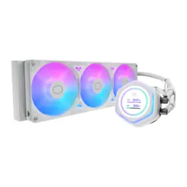 WaterCooler Cooler Master MasterLiquid Atmos II LCD 360, ARGB, 360mm, Intel/AMD, Branco - MLX-D36M-A25SZ-LW