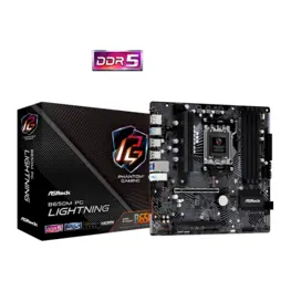 Placa Mãe ASRock B650M PG Lightning (Socket AM5/AMD B650/DDR5/M.2)