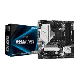 Placa Mãe ASRock B550M Pro4 (Socket AM4/AMD B550/DDR4/M.2)