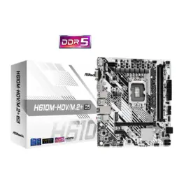 Placa Mãe ASRock H610M-HDV/M.2+ D5 (LGA 1700/Intel H610/DDR5/M.2)