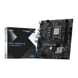 Placa Mãe MSI PRO H810M-E (LGA 1851/Intel H810/DDR5/M.2)