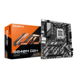 Placa Mãe Gigabyte B840M D2H (Socket AM5/AMD B840/DDR5/M.2)