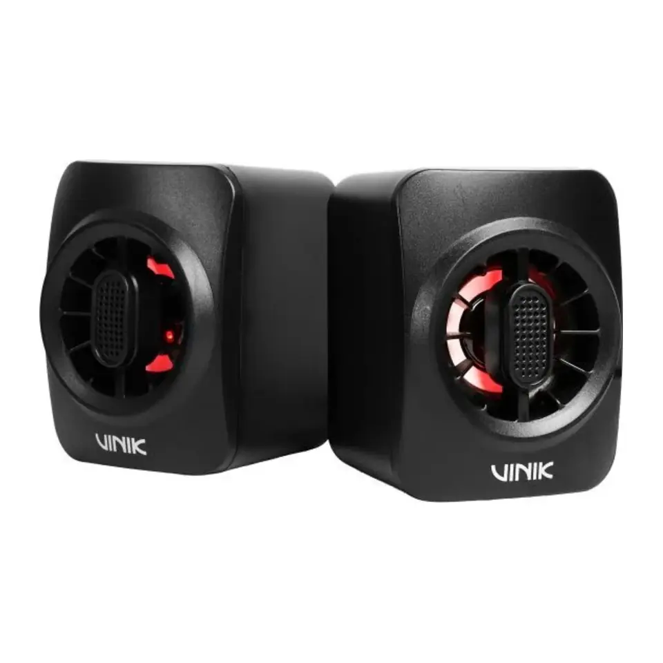 Caixa de Som Games Vinik Eclipse 2.0 Gamer LED Rainbow (6W) P2 Preta - Vspkg6Wec