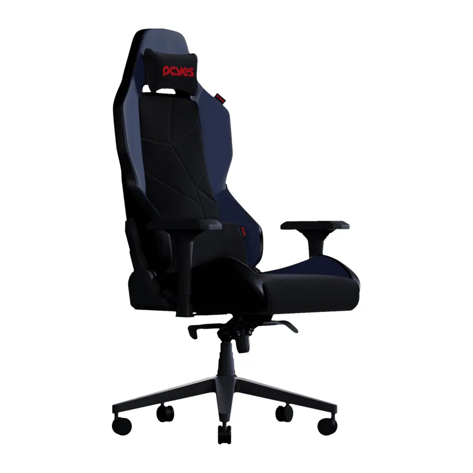 Cadeira Gamer PCYES Sentinel Cobalt Blue, Reclinável 135 Graus, Braço 4D, Apoio de Cabeça Magnético, Suporta até 150kg - PCSTL-AZ