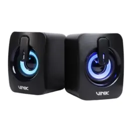 Caixa de Som Games Vinik Galaxy 2.0 Gamer LED Rainbow (6W) P2 Preta - Vspkg6Wgl