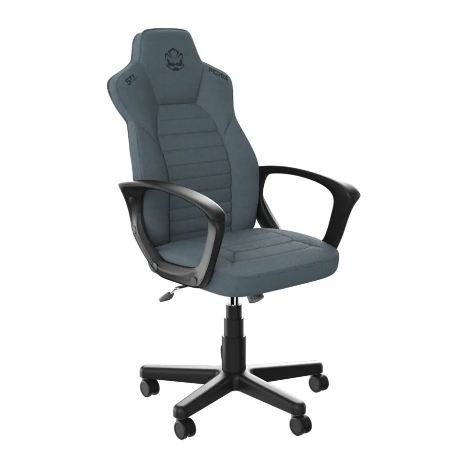 Cadeira Gamer PCYES Mad Racer STI Comfort Indigo, Inclinação até 135 Graus, Tecido Linho, Pistão Classe 3, Suporta até 120kg - PCSTI-ID