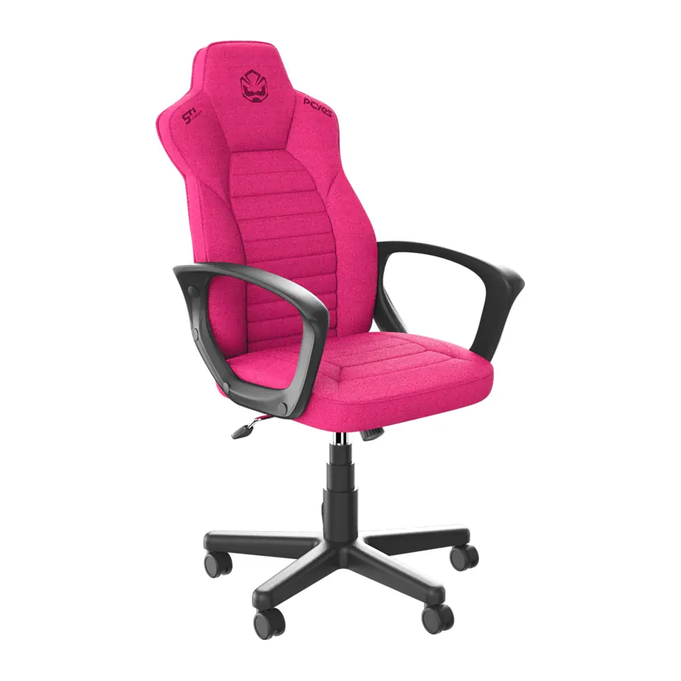 Cadeira Gamer PCYES Mad Racer STI Comfort Lótus, Inclinação até 135 Graus, Tecido Linho, Pistão Classe 3, Suporta até 120kg - PCSTI-LT