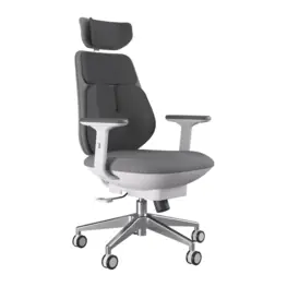Cadeira Ergonômica de Massagem PCYES Sublime x Backrobo Branca, Aquecimento Lombar, Controle por App, Braço 3D, Suporta até 120kg - PCYBRWT
