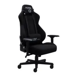 Cadeira Gamer PCYES Mad Racer V8 Turbo Preta, Reclinável 135 Graus, Braço 4D, Função Relax, 2 Almofadas, Suporta até 120kg - V8TBMADPT
