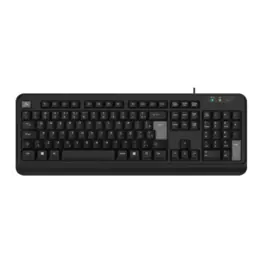 Teclado PCYES Comfort, USB, ABNT2, Cabo 2m, Resistente a Respingos, Preto - CMFBK