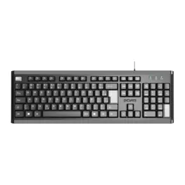 Teclado PCYES Classic, USB, ABNT2, Cabo 2m, Resistente a Respingos, Preto - PTOCL2AB