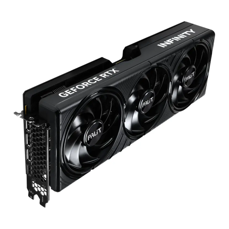 Placa de Vídeo Palit GeForce RTX 5080 Infinity 3 16GB GDDR7 PCI-E 5.0 x16 - NE75080019T2-GB2035S