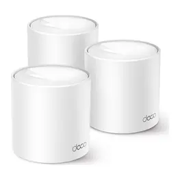 Roteador Mesh TP-Link Deco X10 Wi-Fi 6 AX1500 Dual Band Gigabit (3-Pack) - Deco X10 (3-Pack)
