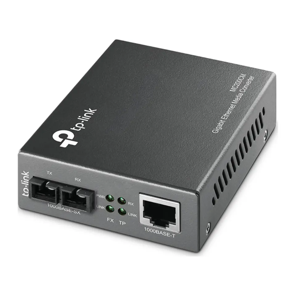 Conversor de Mídia TP-Link Omada MC200CM Gigabit Multimodo SC 0,5 km - MC200CM