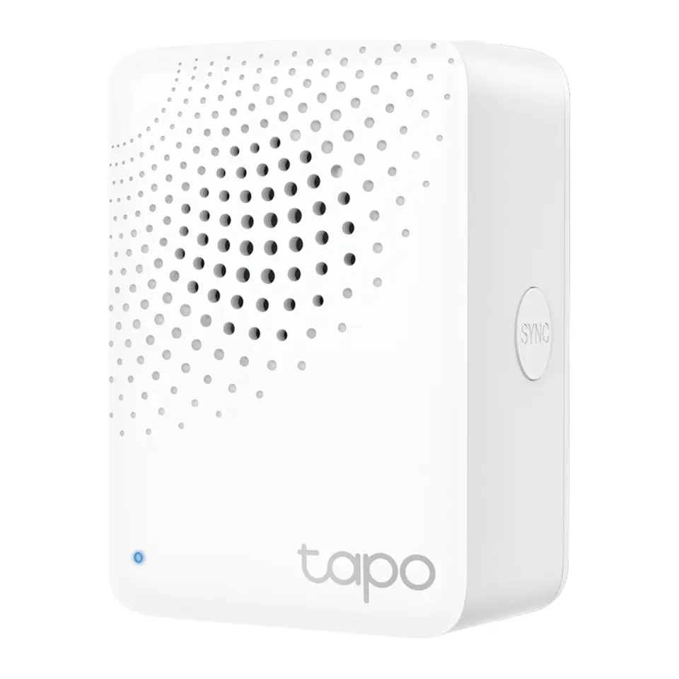 Hub Inteligente TP-Link Tapo H100 Wi-Fi com Alarme de 90 dB e Campainha para até 64 Dispositivos - Tapo H100