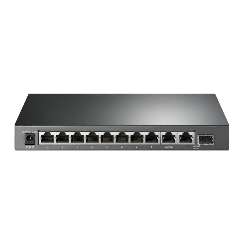 Switch TP-Link Omada TL-SG1210MP 10 Portas Gigabit com 8 Portas PoE+ 123W e Combo SFP - TL-SG1210MP