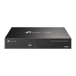 Gravador de Vídeo NVR TP-Link VIGI NVR1004H 4 Canais 4K H.265+ 1 HD SATA - VIGI NVR1004H