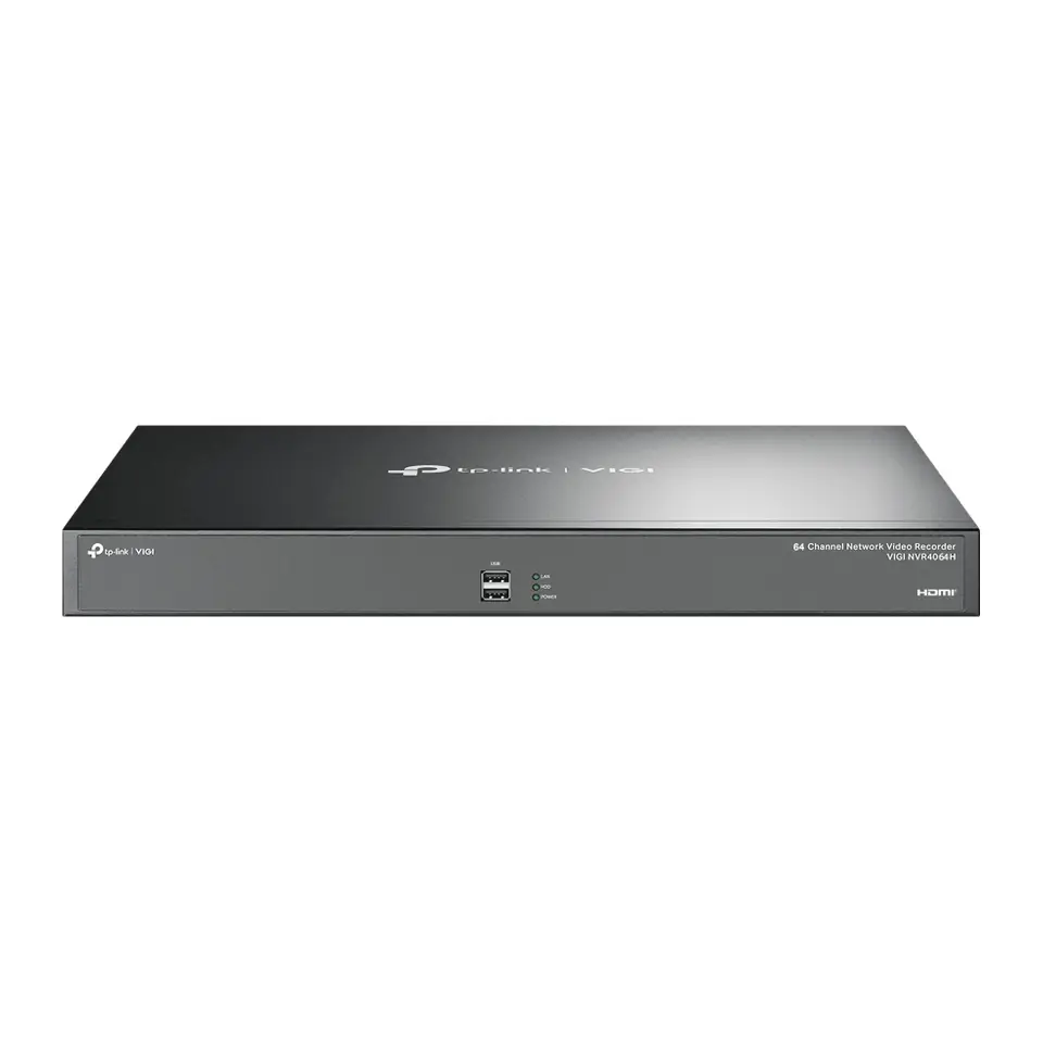Gravador de Vídeo NVR TP-Link VIGI NVR4064H 64 Canais 4K H.265+ 4 HDs SATA Rack - VIGI NVR4064H