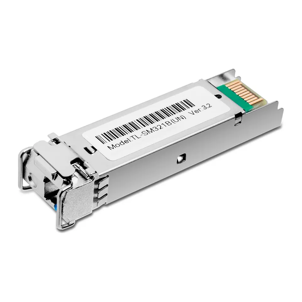 Módulo SFP TP-Link Omada TL-SM321B 1.25G Bidirecional WDM 1000Base-BX Monomodo LC 20 km Tx 1310 nm Rx 1550 nm - TL-SM321B