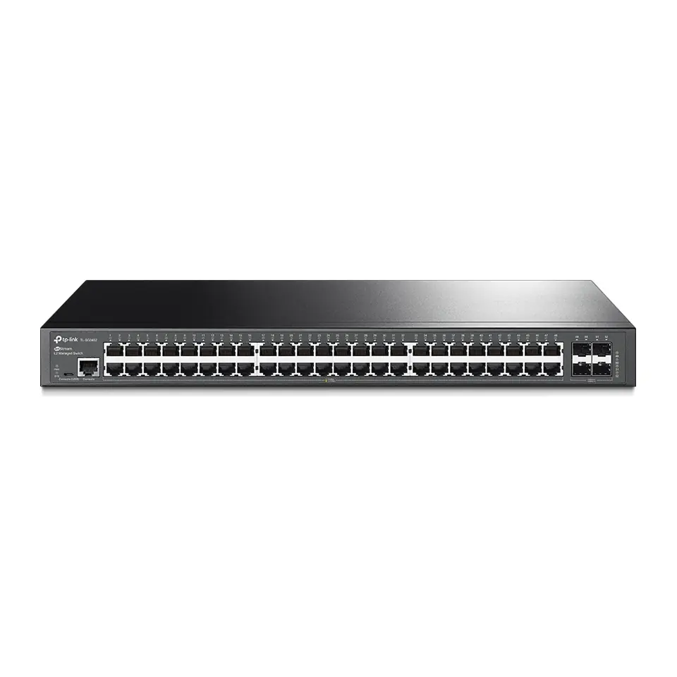 Switch TP-Link Omada TL-SG3452 52 Portas 48 Gigabit e 4 SFP Gerenciável L2+ Rack - TL-SG3452