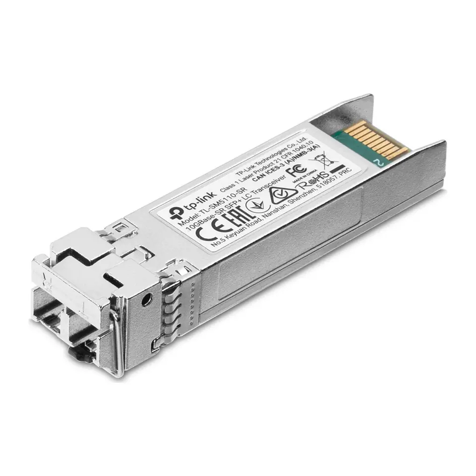 Módulo SFP+ TP-Link Omada TL-SM5110-SR 10G 10GBase-SR Multimodo LC Duplex 300 m - TL-SM5110-SR