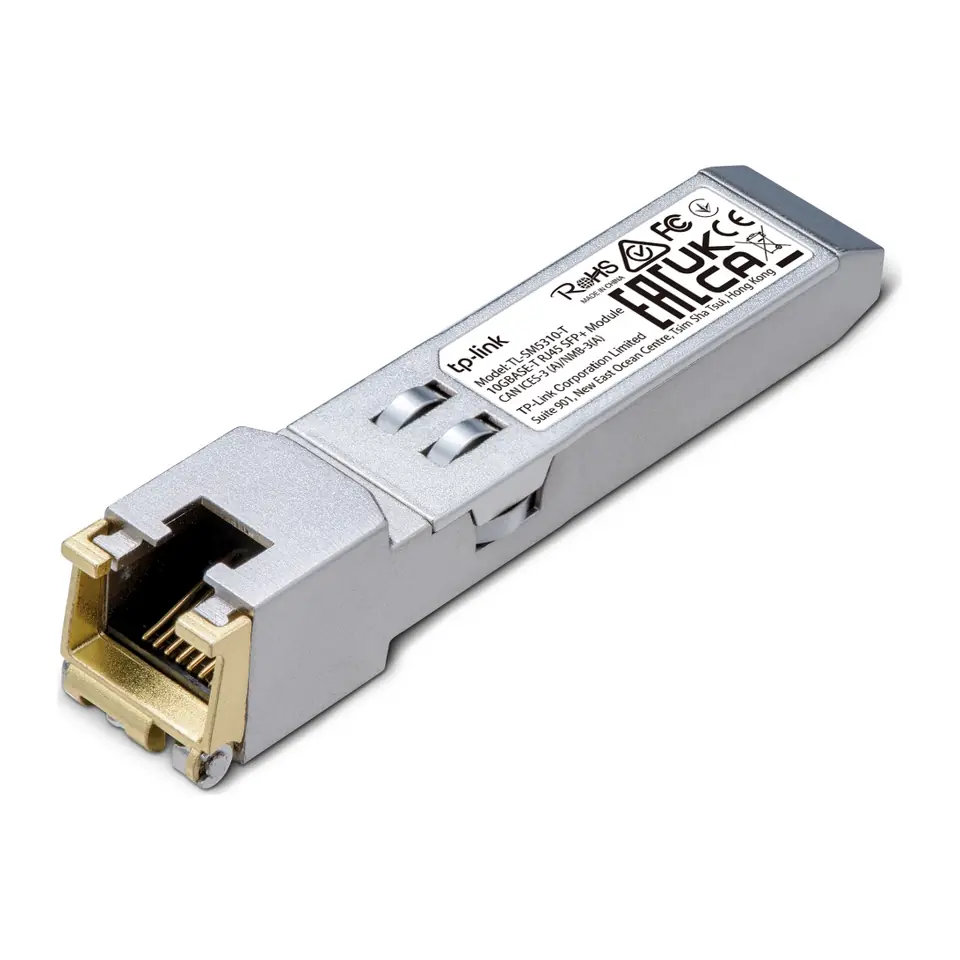 Módulo SFP+ TP-Link Omada TL-SM5310-T 10GBase-T Porta RJ45 10G - TL-SM5310-T