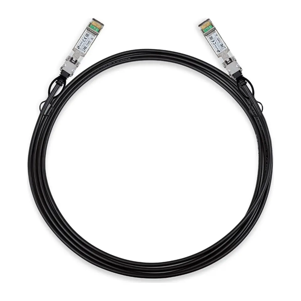Cabo DAC TP-Link Omada SM5220-3M SFP+ 10G de Conexão Direta 3 Metros - SM5220-3M