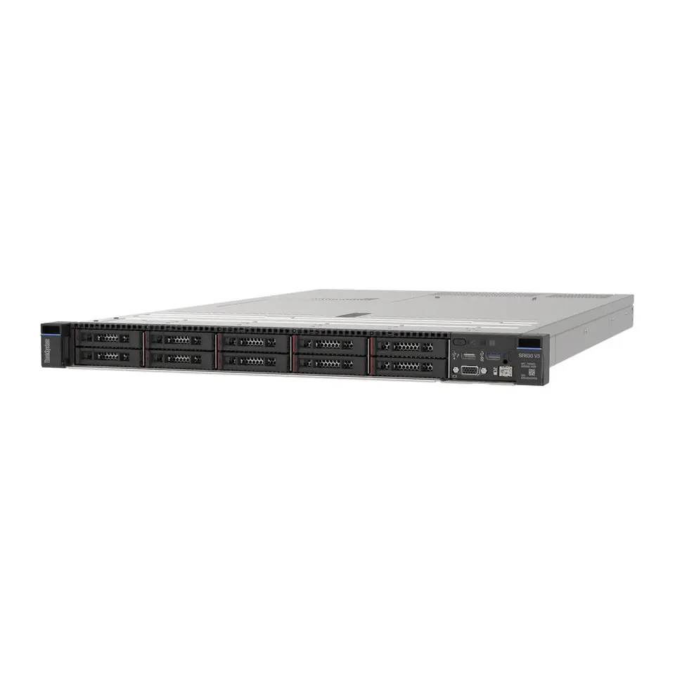 Servidor Lenovo ThinkSystem SR630 V3 Rack 1U - Intel Xeon Gold 6538Y+ 32C, 128GB DDR5, Fonte 2x 1100W