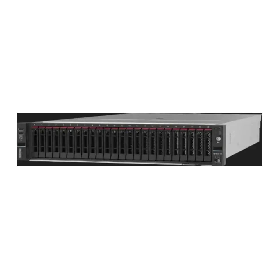 Servidor Lenovo ThinkSystem SR650 V4 Rack 2U - Intel Xeon 6515P 16C, 32GB DDR5, 2x SSD 480GB SATA, 2x Fonte 1300W