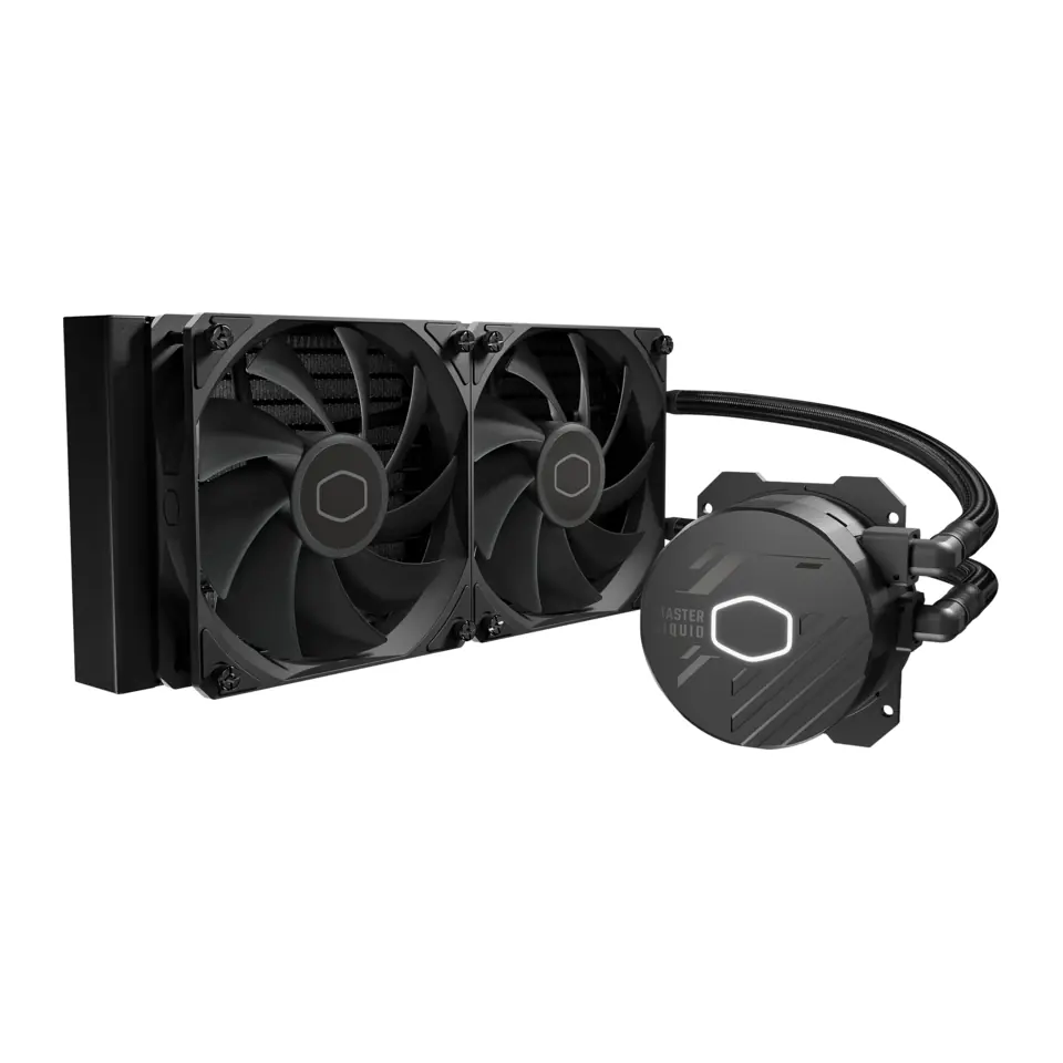 WaterCooler Cooler Master MasterLiquid 240L Core, Sem LED, 240mm, Intel/AMD, Preto - MLW-D24M-A17PK-R1Q