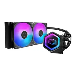WaterCooler Cooler Master MasterLiquid 240 Core II, ARGB, 240mm, Intel/AMD, Preto - MLW-D24M-A18PA-R1