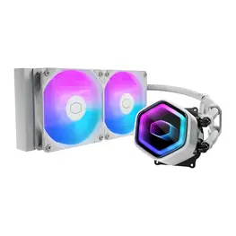 WaterCooler Cooler Master MasterLiquid 240 Core II, ARGB, 240mm, Intel/AMD, Branco - MLW-D24M-A18PA-RW