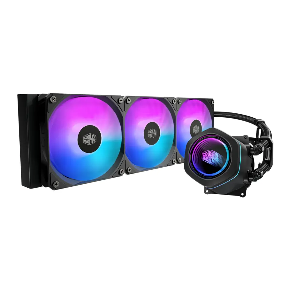 WaterCooler Cooler Master MasterLiquid Core Nex 360, ARGB, 360mm, Intel/AMD, Preto - MLX-D36M-A18PA-R1