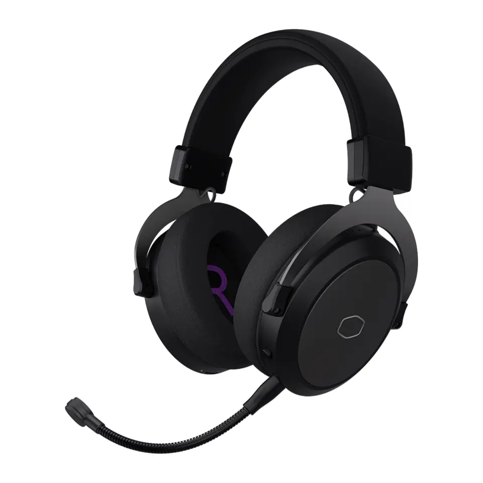 Headset Gamer Sem Fio Cooler Master CH351, 2.4GHz, Bluetooth 5.4 e P2 3.5mm, Driver 50mm, Som 3D Surround, Preto - CH-351