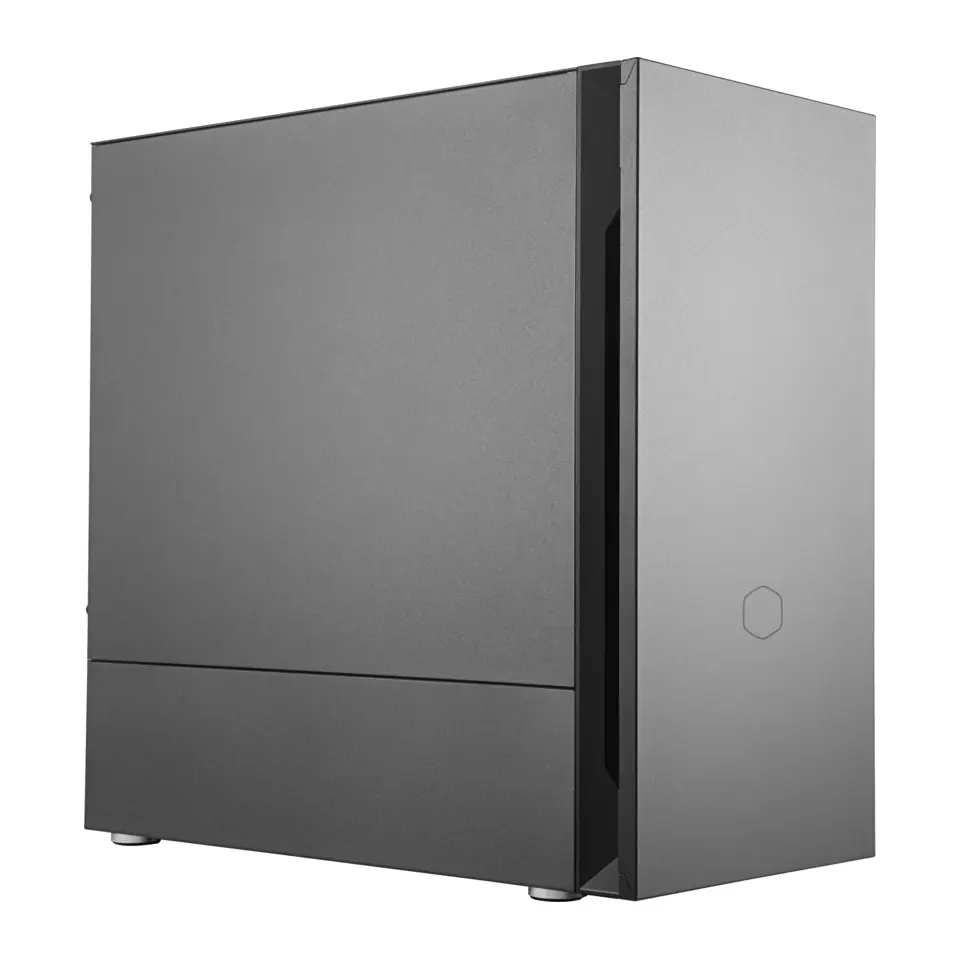 Gabinete Cooler Master Silencio S400, Mini Tower, Micro-ATX, 2 Fans 120mm, Baia 5,25", Preto - MCS-S400-KN5N-S00