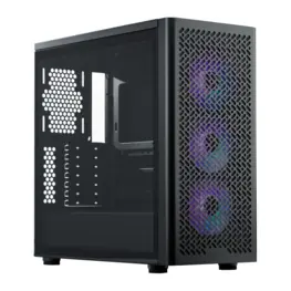 Gabinete Cooler Master Elite 502, Mid Tower, E-ATX, Lateral em Vidro Temperado, 3 Fans ARGB 120mm, Preto - E502-KGNN-S00